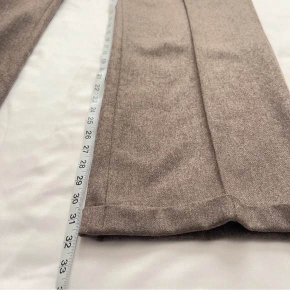 Boden Brown Wool Blend Preppy Elevated Basic Classic Career Pants Women’s Sz 14 - Picture 9 of 11